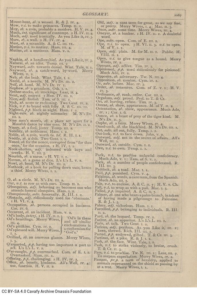 18 x 12 cm; 2 s.p. + VIII p. + 1075 p. + 7 s.p., l. 1 handwritten note in Gothic writing in black ink on verso, p. [I] half-t